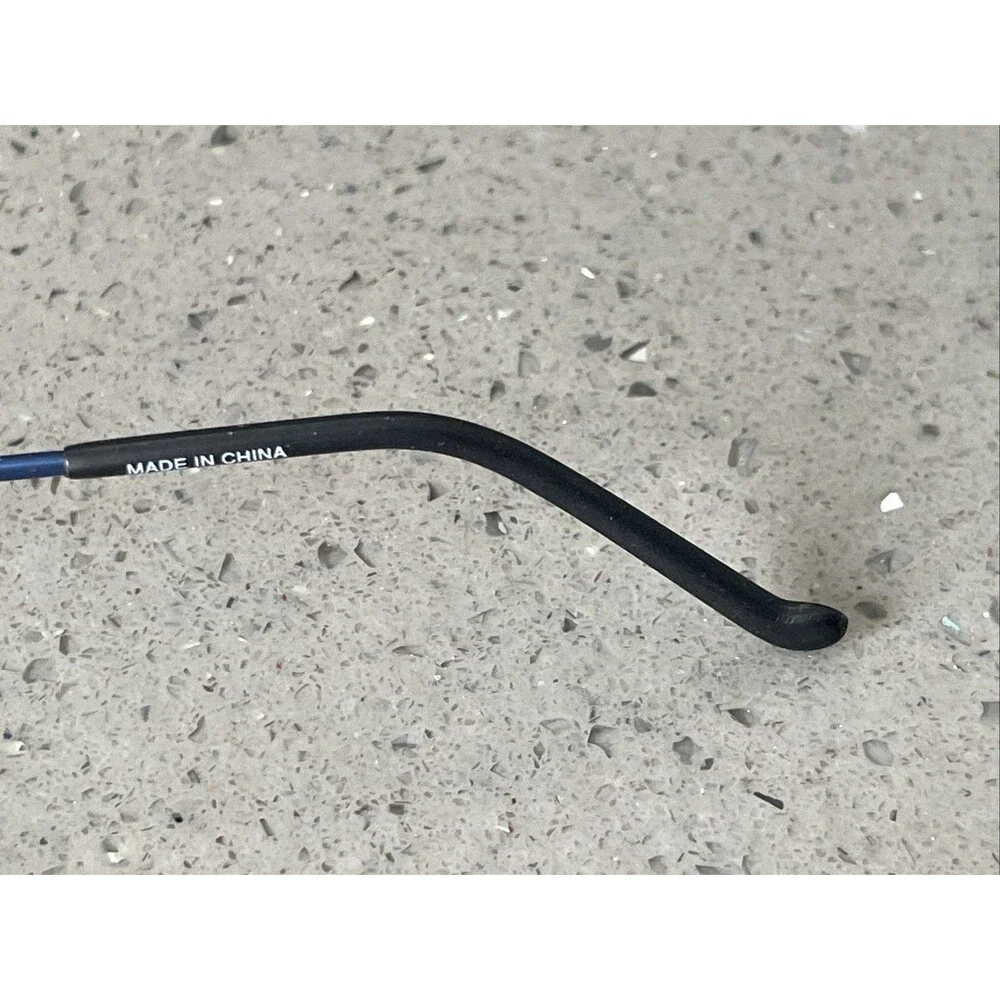 PUZZLE Eyeglasses Frames ONLY 35 01X0718-120 40-19-120 Blue Full Rim Round